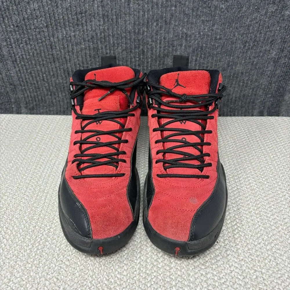 Nike Air Jordan 12 Retro Reverse Flu Game Black Red 2020 Mens 9 CT8013-602